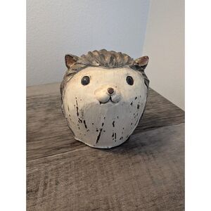 Honeybloom Hedgehog Wood Figurine 3"